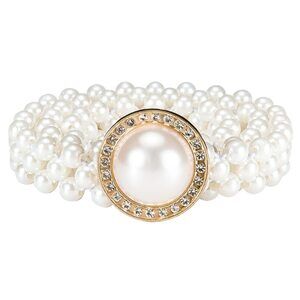 4838 Pearl Belts Gift For Women Wedding Sash Belt Dress Crystal Rhinestone
